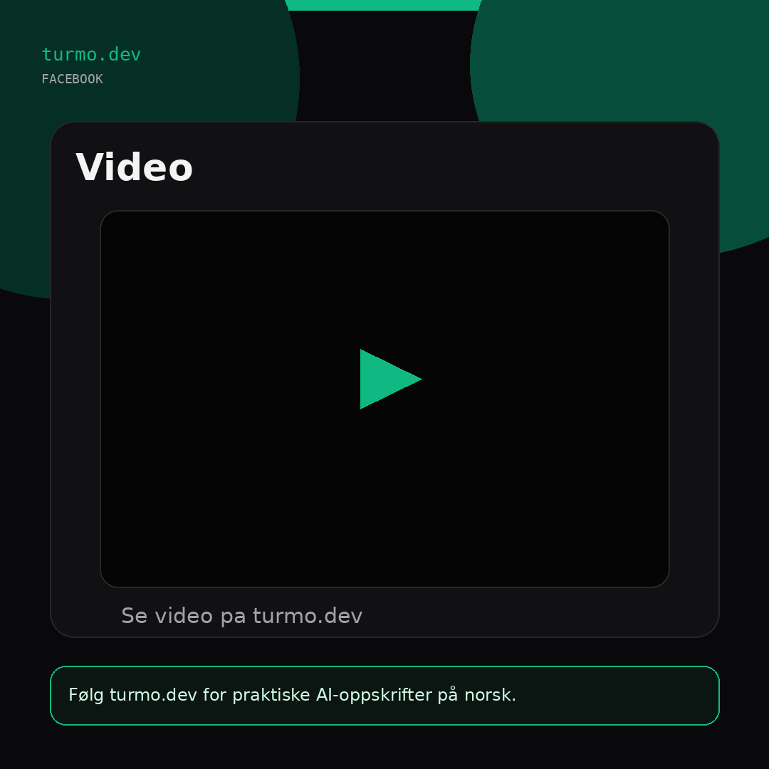 Facebook videoannonse image